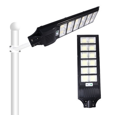 calidad  Garden 600W Energy Saving ABS IP65 Solar Street Light Radar Detector And Road Lighting Remote Control Led Street Light fábrica